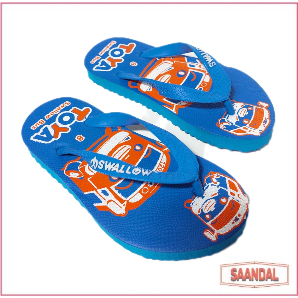 Grosir-Sandal Jepit Anak Swallow Toya (ISI 6 SANDAL)