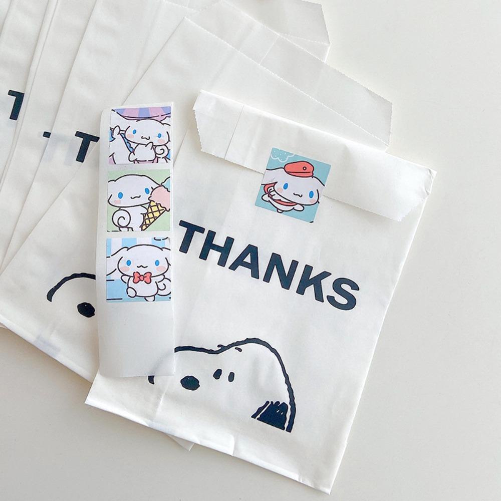 Mxbeauty Album Stiker Hias DIY Cinnamoroll Kuromi Scrapbook Alat Tulis Handphone Label Kartun