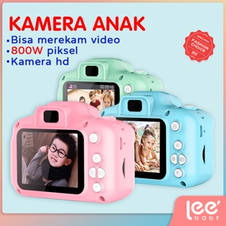 LEE Kamera anak-anak Kamera Digital Mini Anak | DSLR Mainan Foto Video| Kids Action Camera Digital  USB 2.0 IPS 1300W piksel