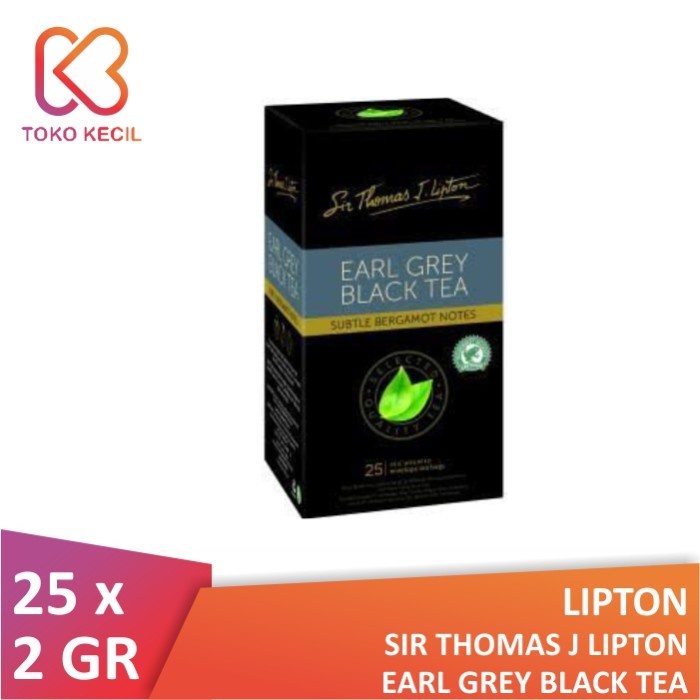 

LIPTON STL EARL GREY BLACK TEA (25 X 2GR)