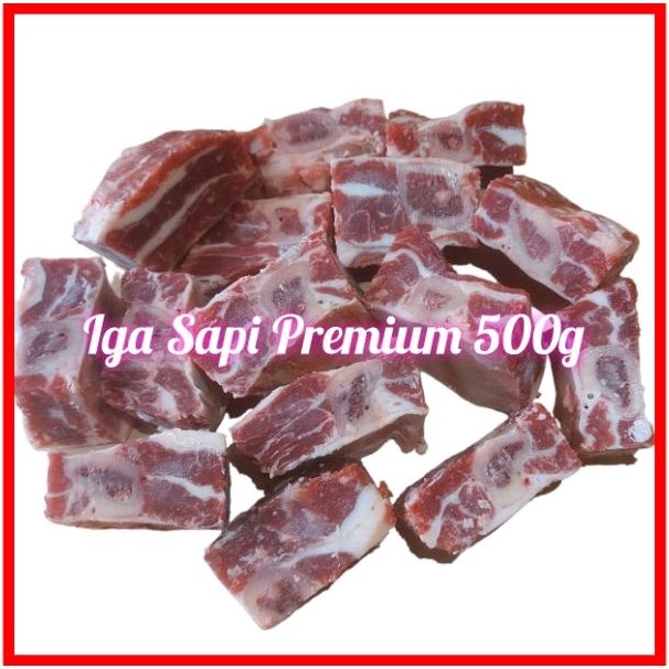 

Iga Sapi Backrib Potongan Sop 500 gram