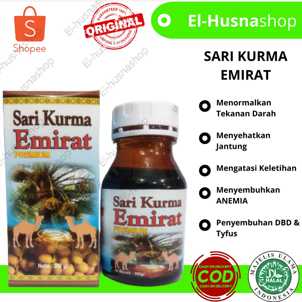 

Sari Kurma Emirat Premium Suplemen Untuk Daya Tahan Tubuh Isi 350gram