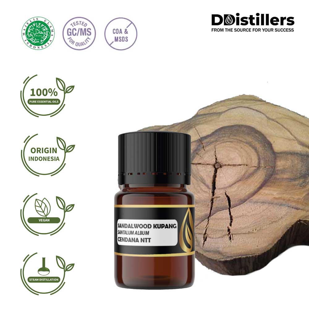 Sandalwood Kupang / Cendana Kupang Essential Oil Pure 100%, 2ML GS