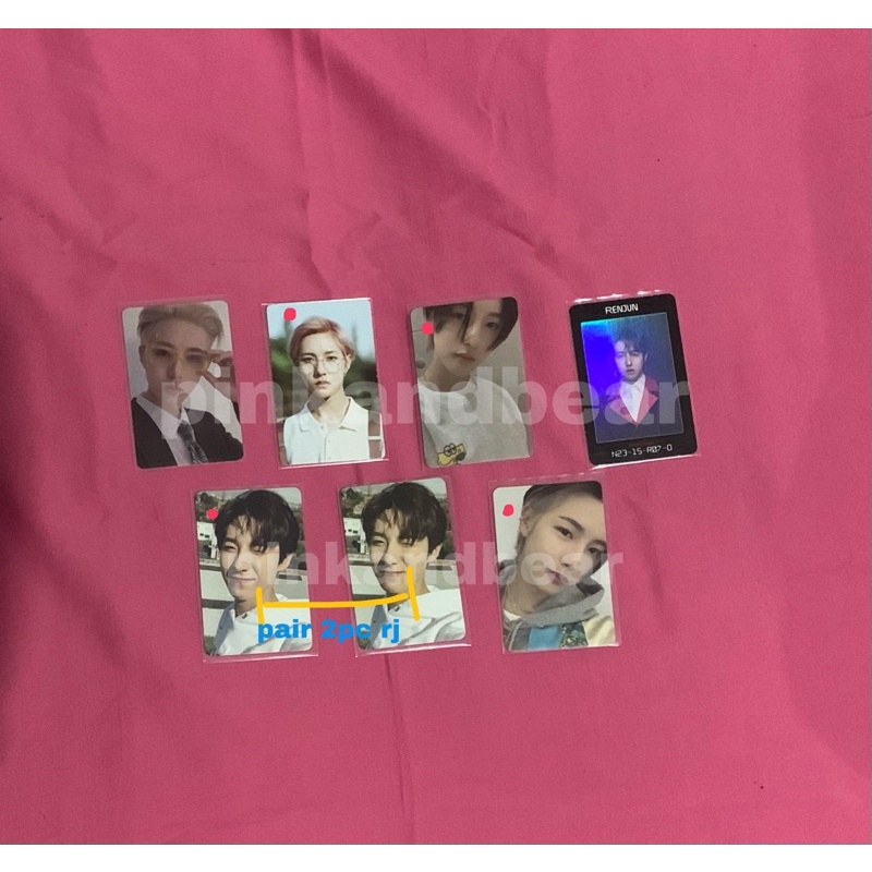 Photocard Renjun NCT Agent DAD Dream A Dream Cafe AC Access Card Wink Empathy Crazy Hot Sauce HS