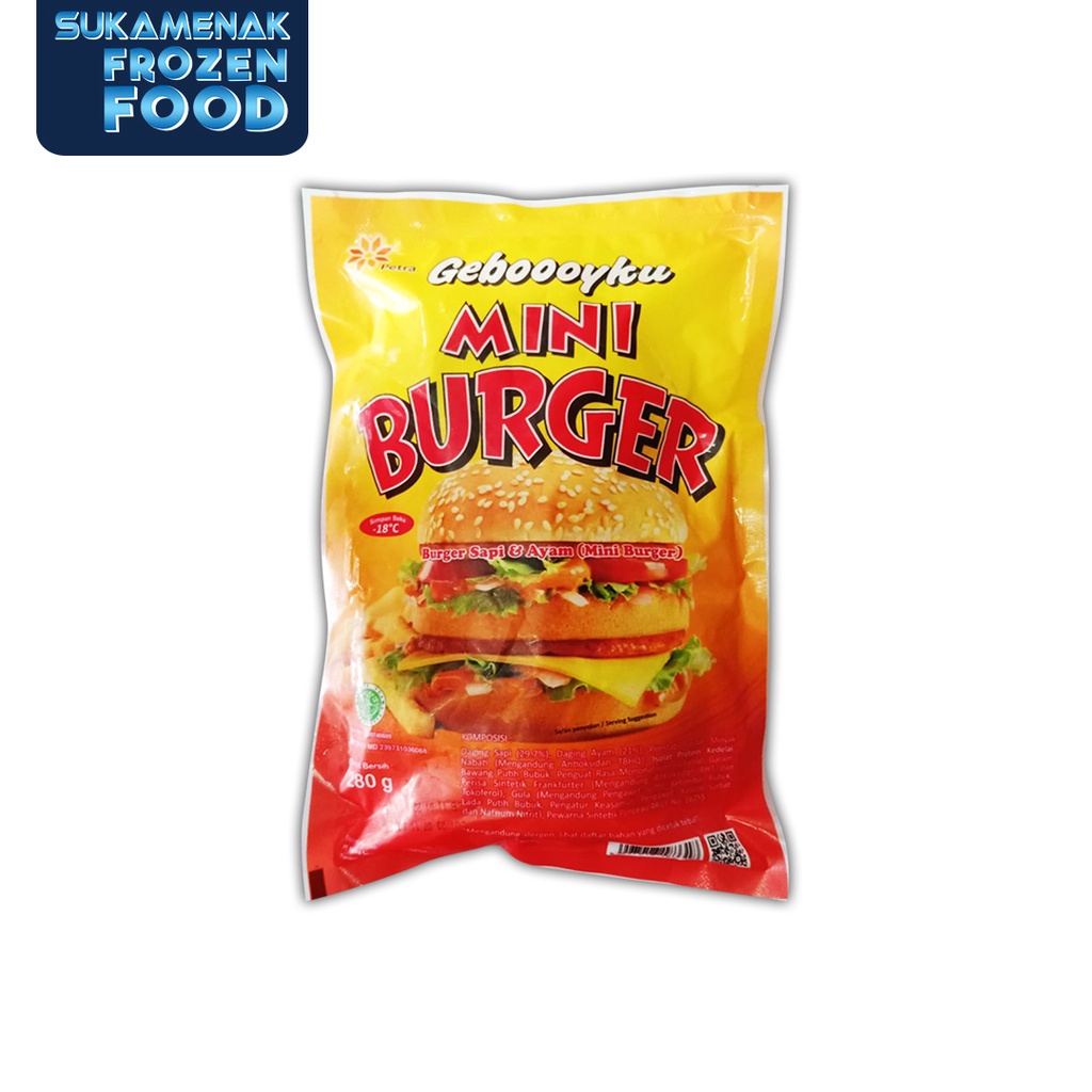 

GEBOOOYKU Mini Burger Isi 20