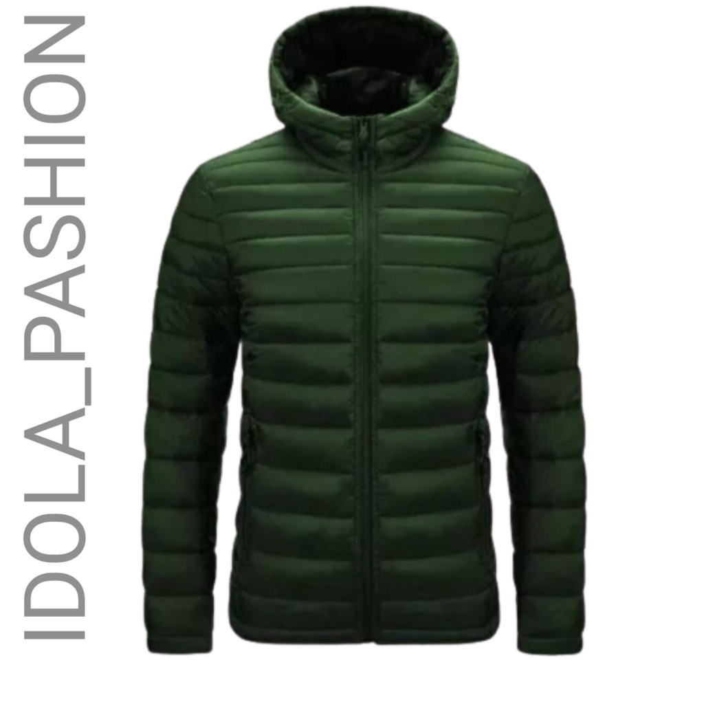 COD-Jaket Puffer Parasut Kembung Maroon - Jaket Puffer Parasut Maroon Unisex Motip Polos - Jaket Puffer Parasut Maroon Premium Untuk Pria Dan Wanita Bahan Teball