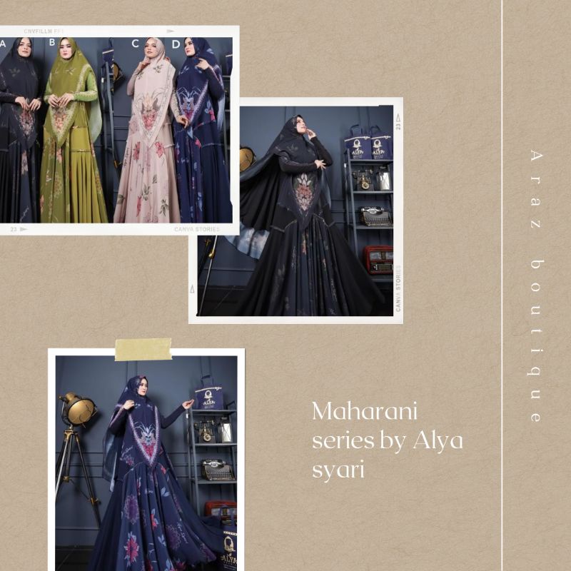 Maharani series by Alya syari (PO KIRIM 17 DES)