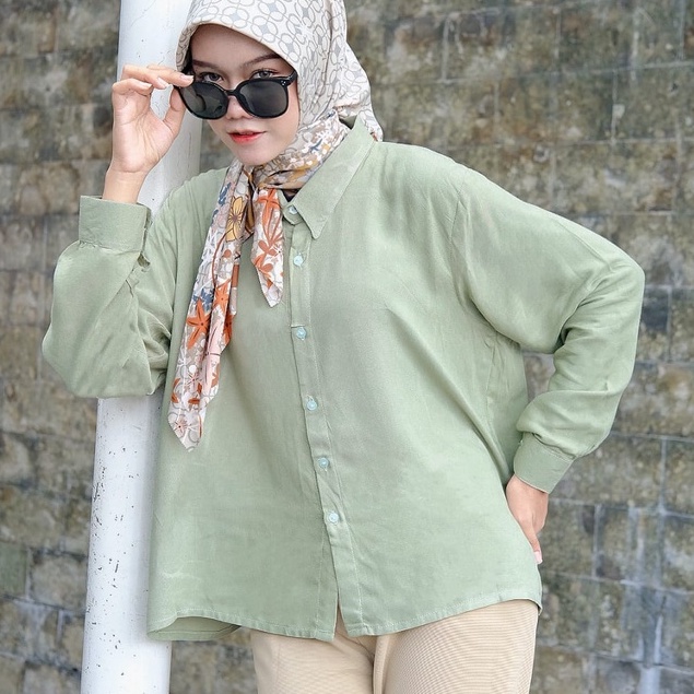 KEMEJA RAYON MAYBEL | KEMEJA RAYON | KEMEJA WANITA | KEMEJA KERJA / KEMEJA MAUDY SHIRT | KEMEJA WANITA LENGAN SKODEL BAHAN RAYON TWILL  KEMEJA JUMBO WANITA / KEMEJA POLOS WANITA/KEMEJA JUMBO OVERSIZE POLOS  ATASAN WANITA PREMIUM