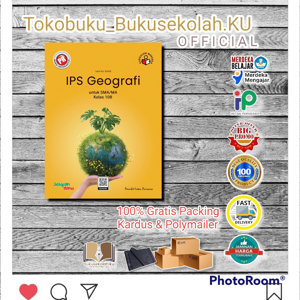 Jual Diskon Buku PR Interaktif Kurikulum Merdeka IPS Geografi KELAS 10 ...