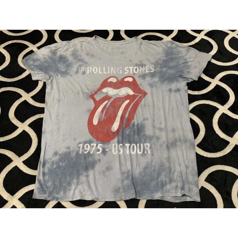 kaos the rolling stones official tie dye