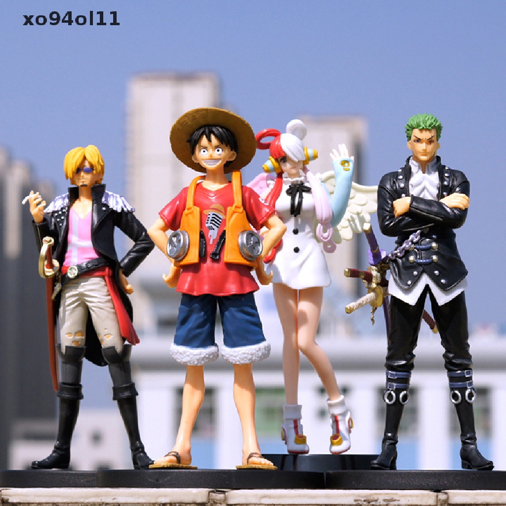 Xo Mainan Action Figure One Piece Luffy Zoro Sanji Uta Country OL