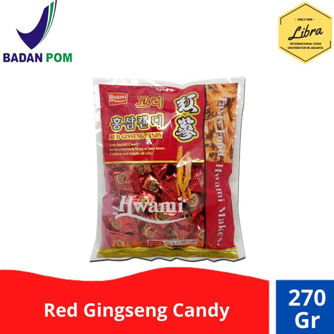 

TERBARU Hwami Red Gingseng Candy 270 Gr /PERMEN LUNAK/PERMEN VIRAL/PERMEN MILO/PERMEN YUPI/PERMEN JADUL/PERMEN KARET