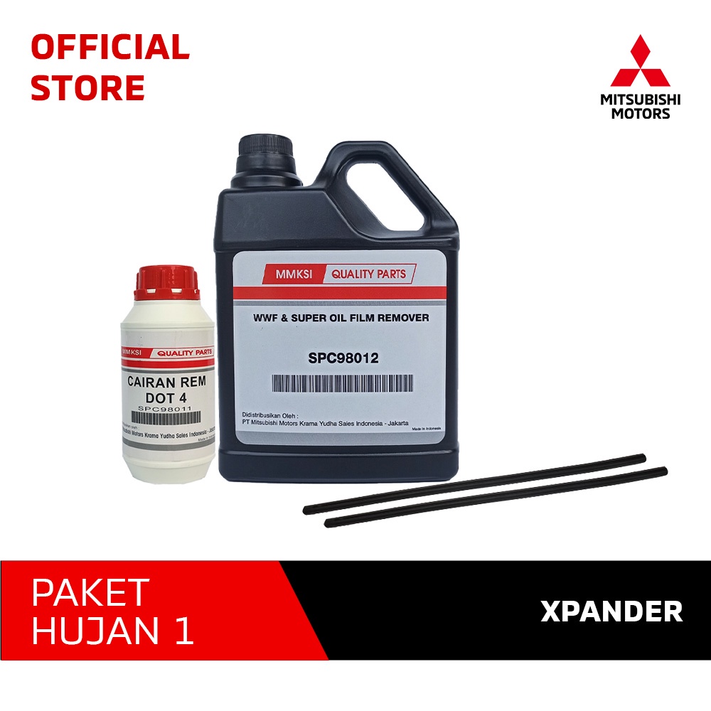 Jual Paket Hujan 1 (Karet Wiper, Air Wiper, Minyak Rem) Xpander
