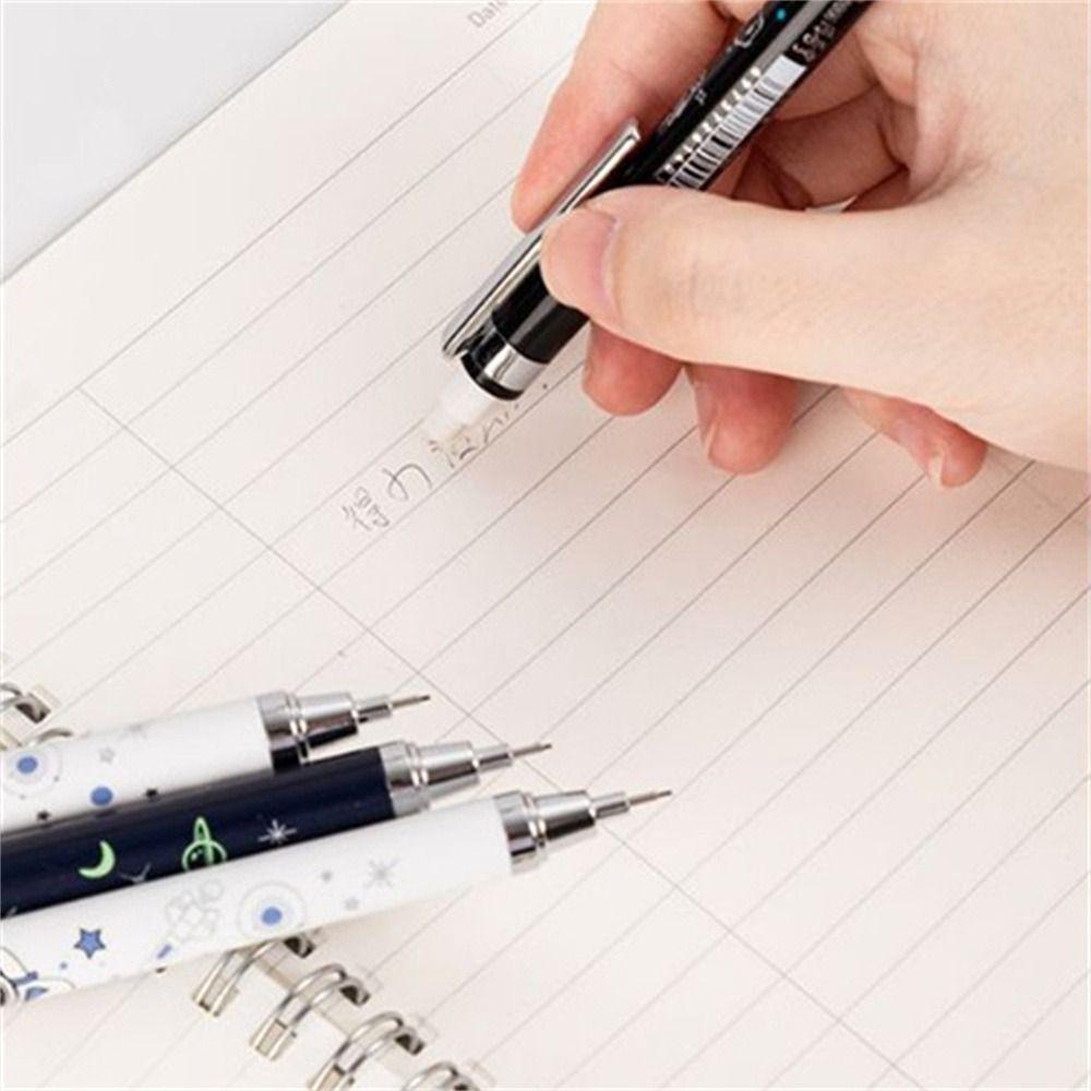 Lanfy Pensil Mekanik Otomatis 0.5mm Bentuk Astronot Untuk Stationery Sekolah