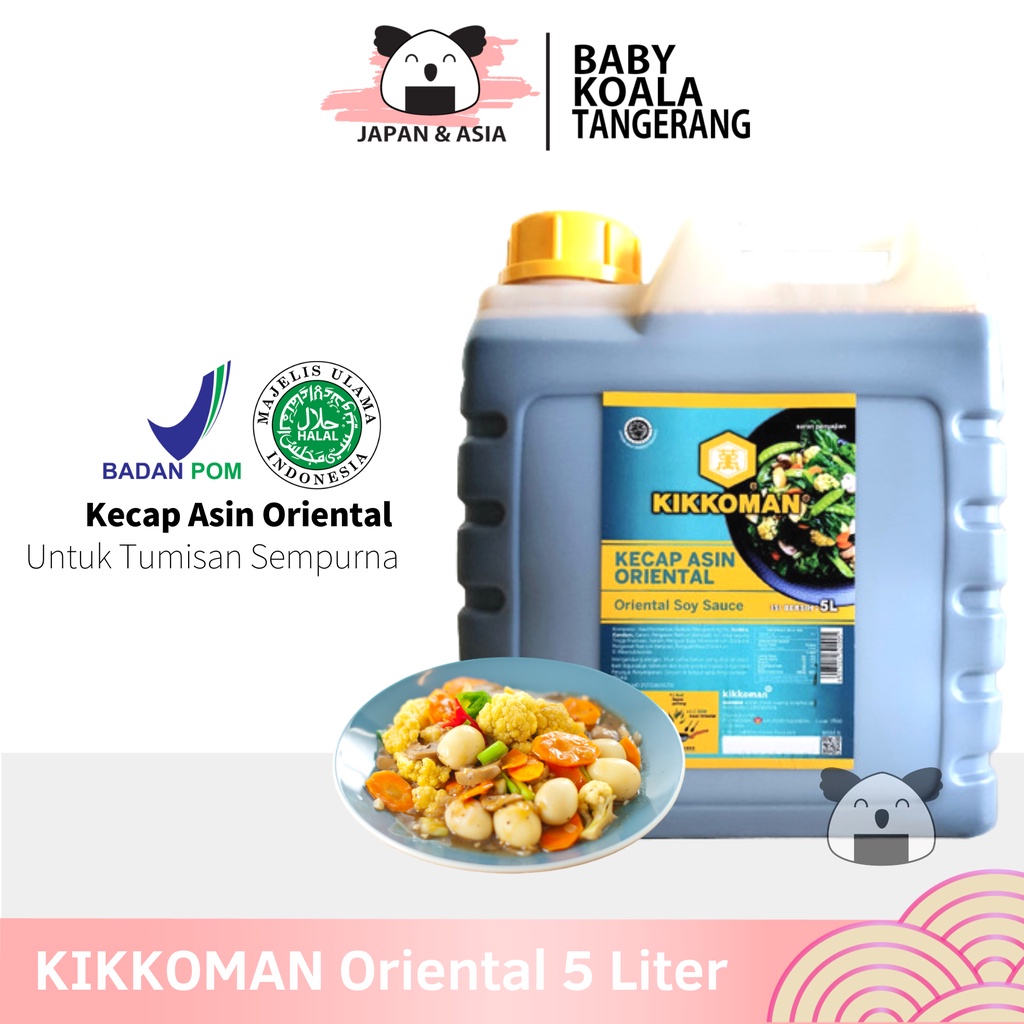 

KIKKOMAN Oriental Soy Sauce 5 Liter Halal.