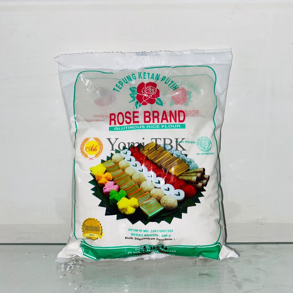 

ROSE BRAND Tepung Ketan/Tepung Pulut Rosebrand/Tepung Pulut - 500gr