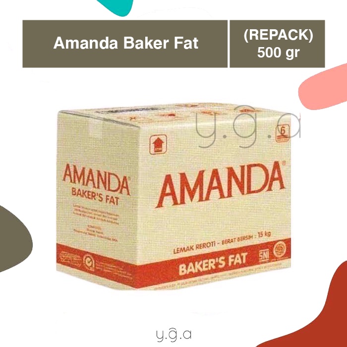 

Amanda Baker's Fat (REPACK) 500gr / White Margarine / Margarin Putih