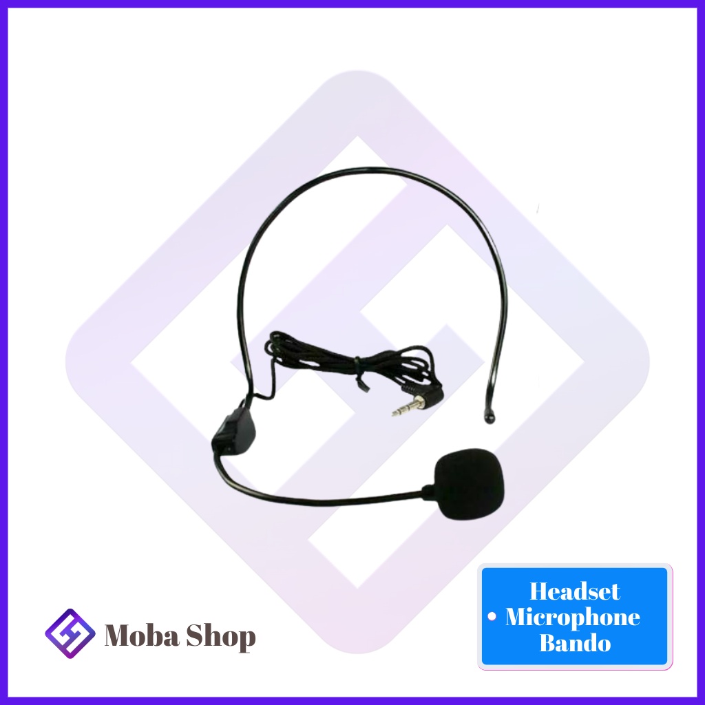 Headset Microphone Bando Jack 3.5mm