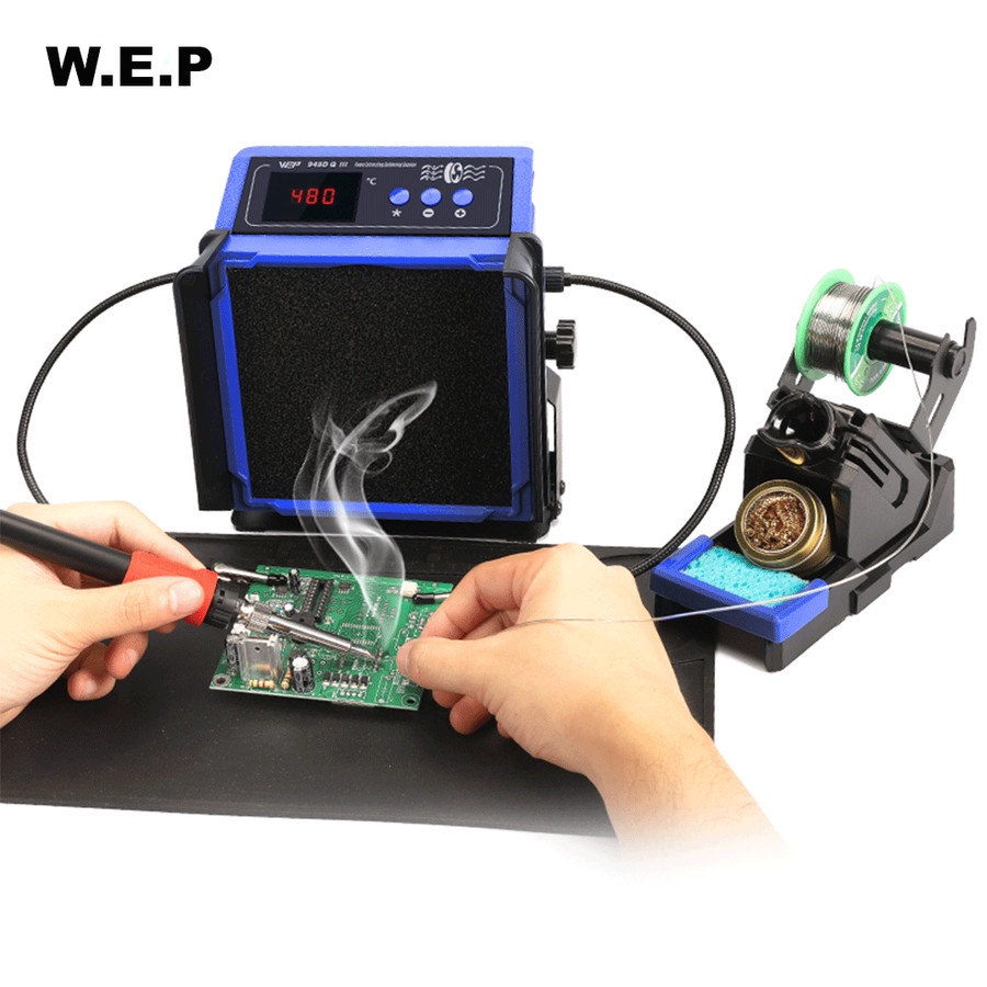 WEP 948DQ III Smoke Absorber Fume Extractor With Digital LED Soldering