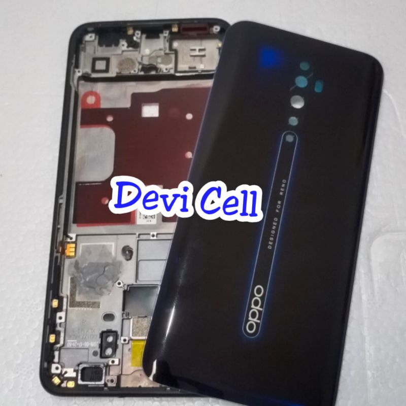 Kesing housing Casing Oppo reno2f  Reno 2f fullset frame tulang lcd ORI + backdoor cover original