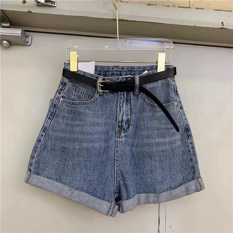 Celana Jeans Wanita Bahan Real Jeans Hotpants HIGHWAIST