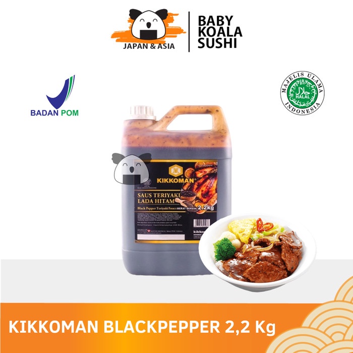 

KIKKOMAN TERIYAKI LADA HITAM 2L SAUS BLACK PEPPER SAUCE BLACKPEPPER