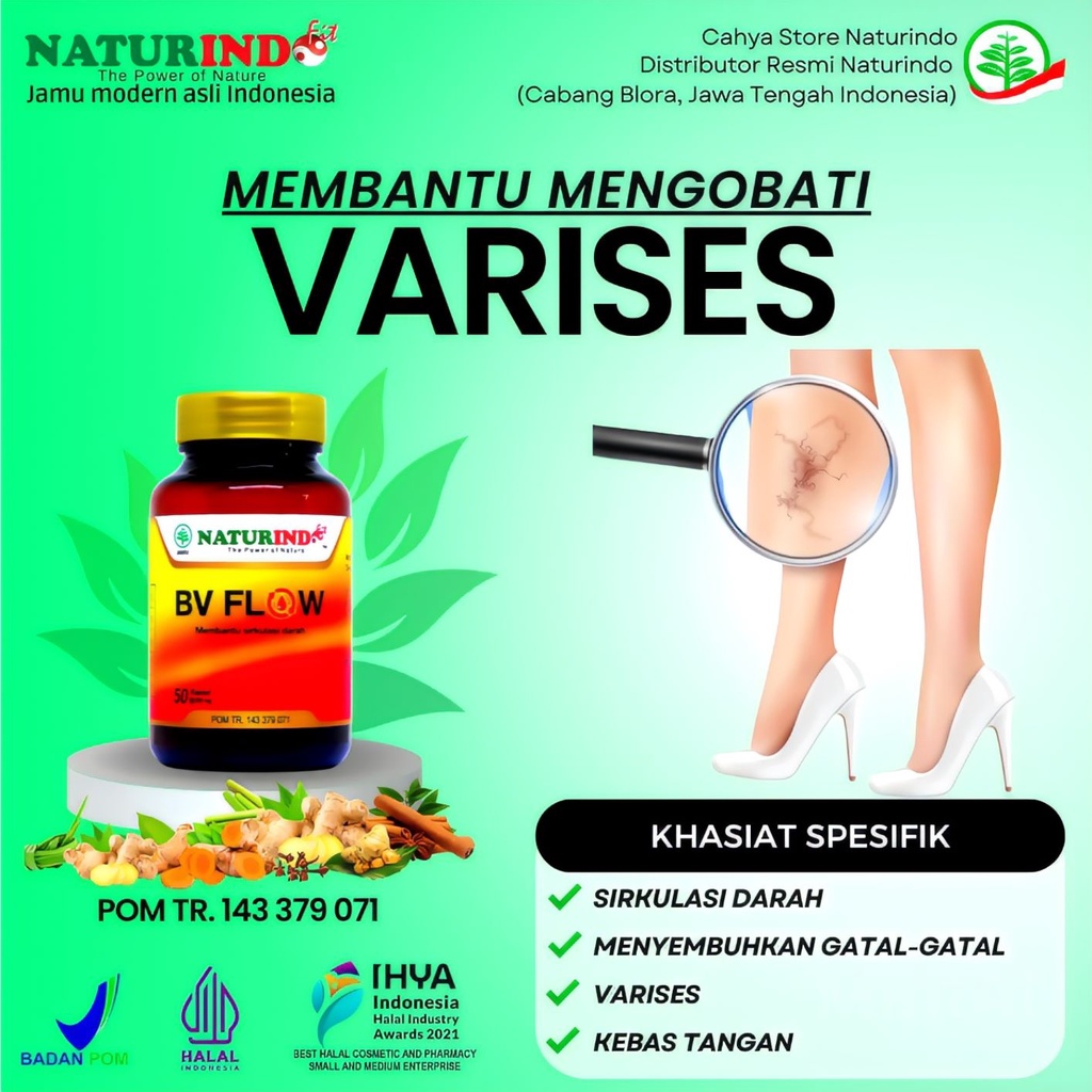 OBAT HERBAL VARISES OTOT MENGGUMPAL PALING AMPUH BV FLOW OBAT VARISES DI KAKI DAN BETIS CREAM PENGHI
