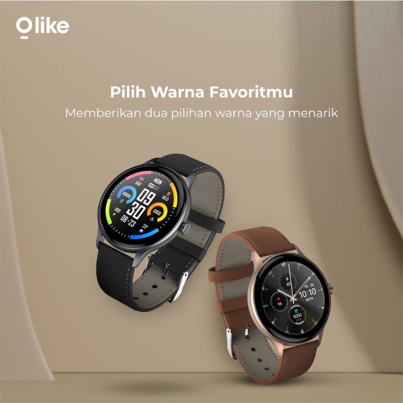 Olike Smartwatch Zeth W1 AMOLED Jam Tangan Pintar Garansi Resmi