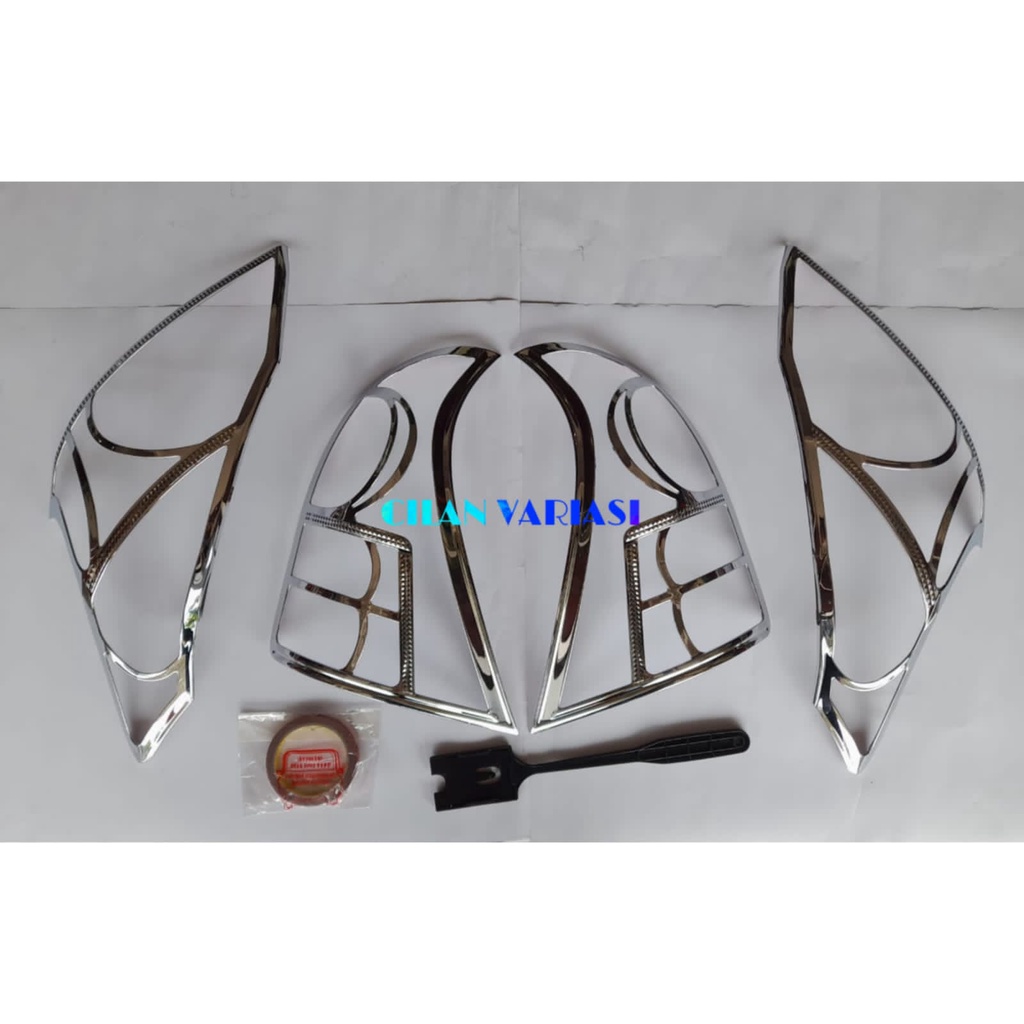 Garnish Cover Lampu Depan Belakang Mobil All New Xenia 2012 - 2015