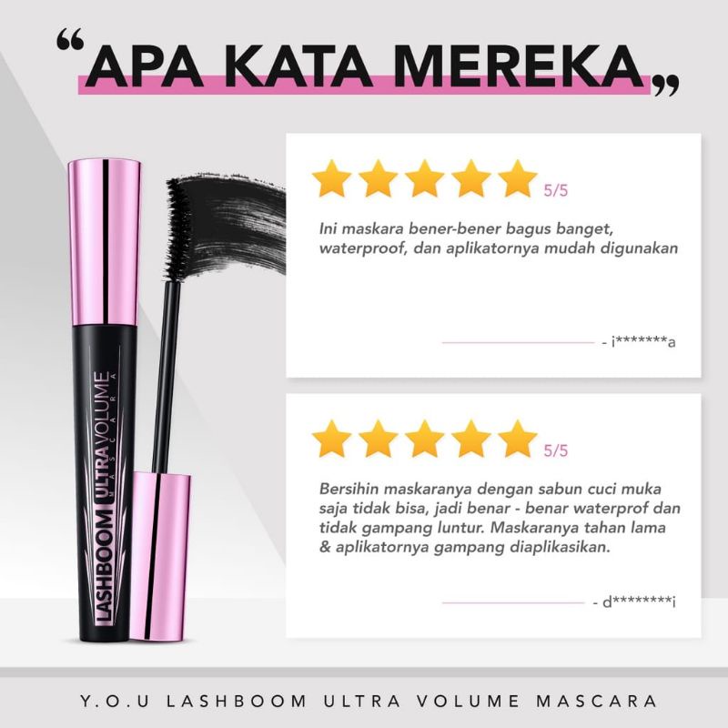 YOU Lashboom Ultra Volume Mascara