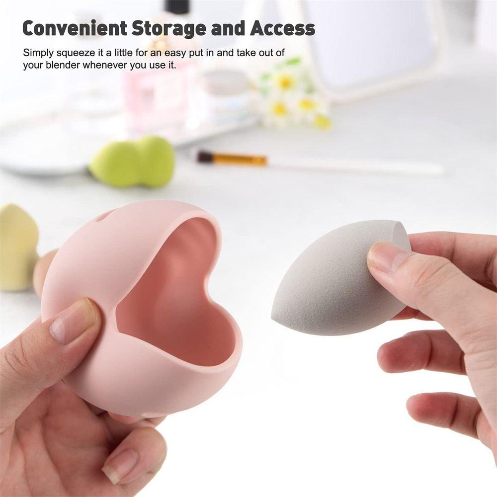 Tempat Spons Makeup Nanas Silikon Aksesoris Makeup Beauty Pad Cosmetic Puff Travel Case