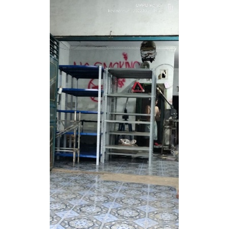 rak besi siku serbaguna 100x40x200 5susun