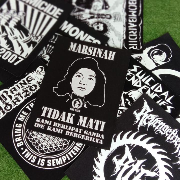 SIAP KIRIM Backpatch Sablon/Patch Punggung Suicidal Ramones Marsinah/Emblem Belakang Jaket ♯ 894