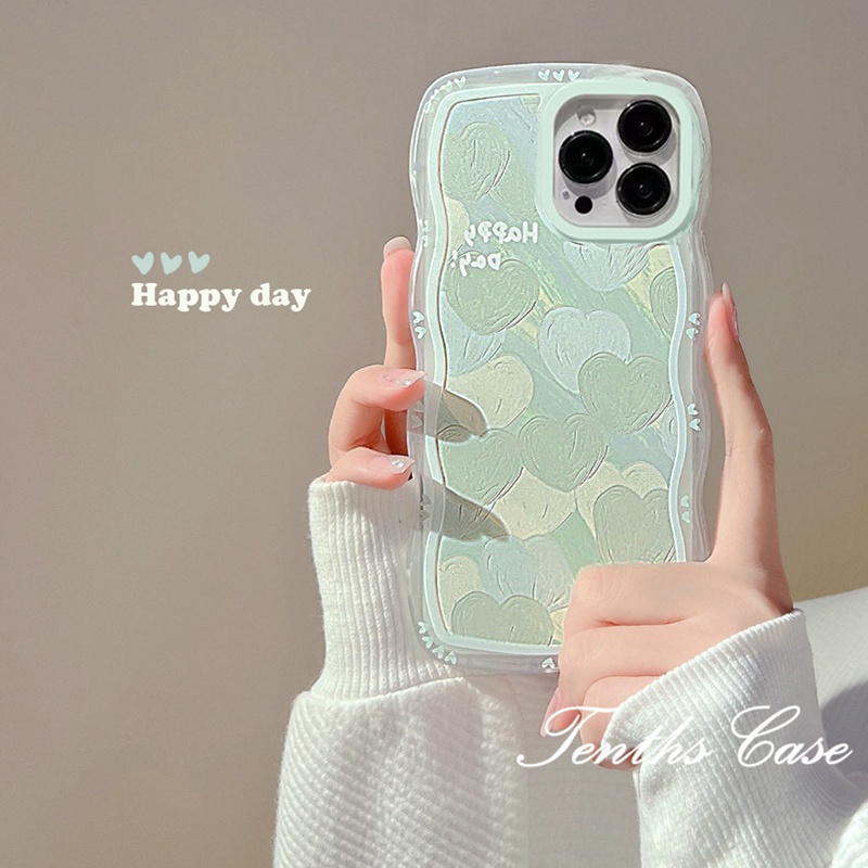 IPhone 14 13 12 11 Pro Max X XR Xs Max 8 7 6 6s Plus SE 2020Soft Case Transparan Motif Hati Untuk