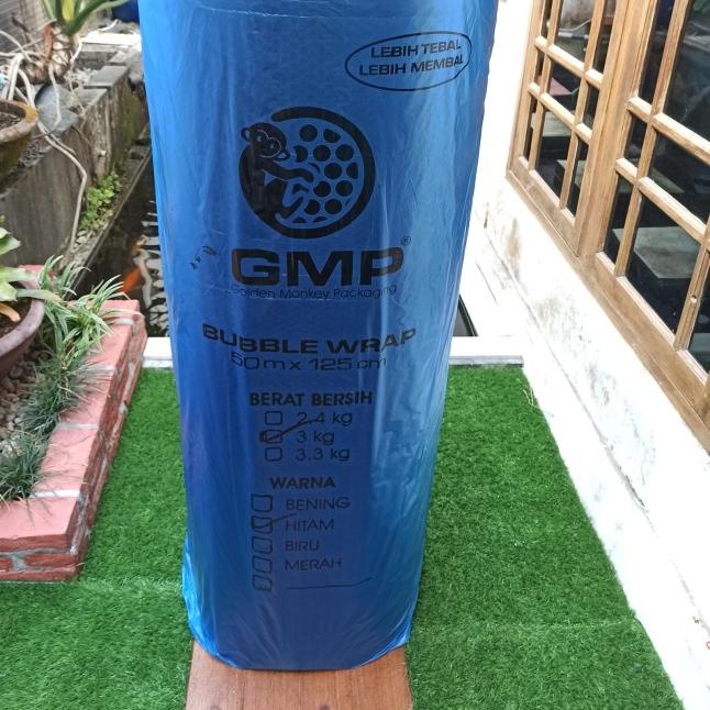 

bubble wrap plastik gelembung packing roll 50meter tinggi 125cm - GMP 3.0 Bening