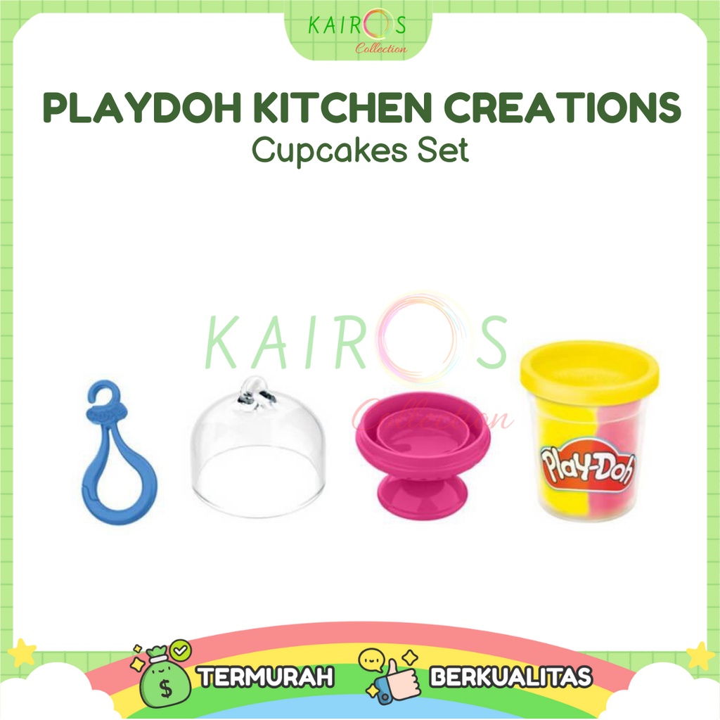 Playdoh Kitchen Creations Cupcakes - Mainan Edukasi Anak Play Doh