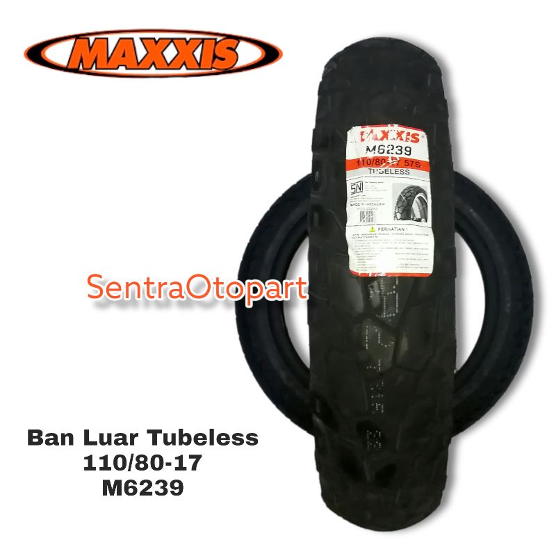 Ban luar tubeless semi trail 110 80 17 M6239 maxxis