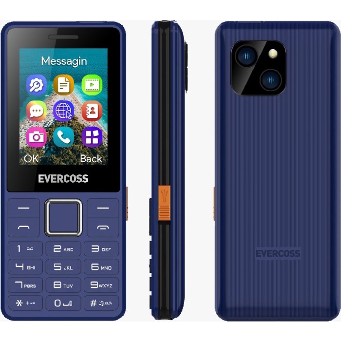 EVERCOSS N2C Feature Phone CandyBar HP Murah Garansi Resmi