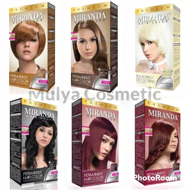 MIRANDA HAIR COLOUR/SEMIR/PEWARNA RAMBUT MIRANDA BEST SELLING