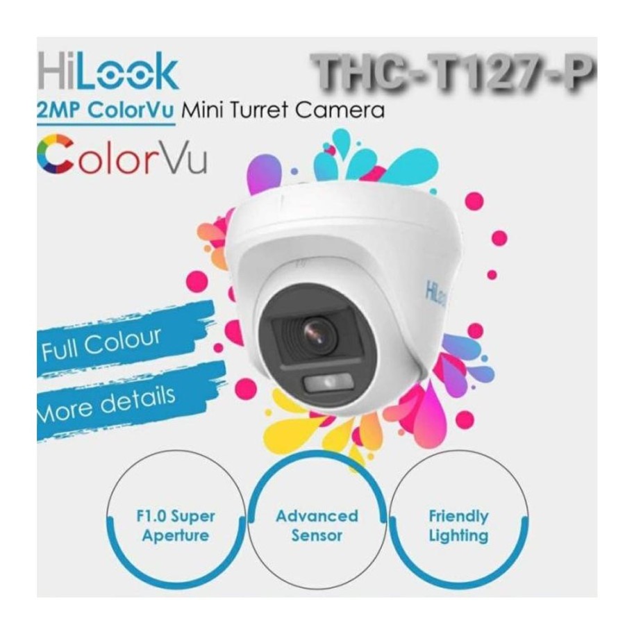 HILOOK THC-T127-P / CAMERA HILOOK COLORVU 1080P HILOOK T127P - RESMI