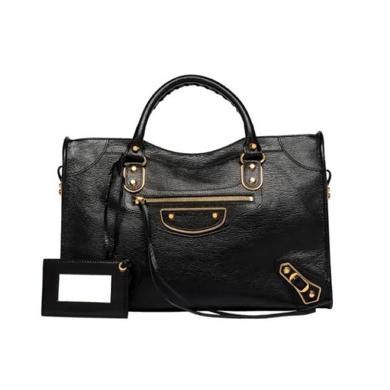 Balenciaga reguler metallic edge black ghw