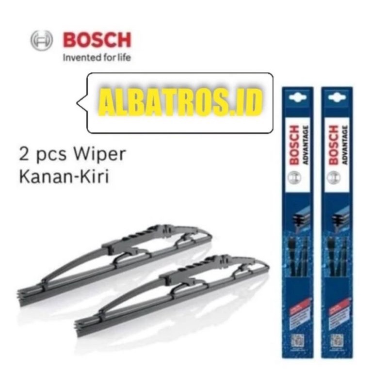 1 SET WIPER DEPAN AVANZA 20" & 16" BOSCH WIPER BOSCH WIPER FRONT AVANZA BOSCH 20" & 16"