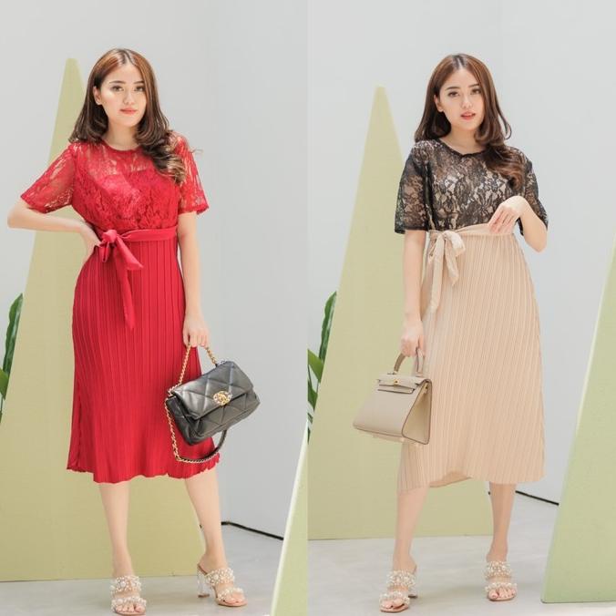 CHRISTMAS COLLECTION'S / NATALIE DRESS BRUKAT / DRESS NATAL CDVS4654S