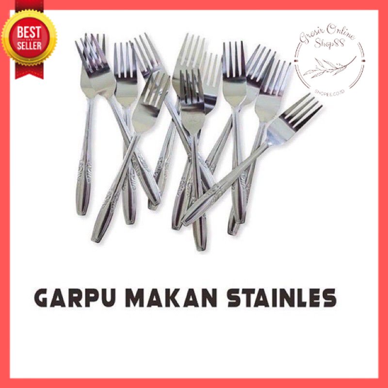 GOS - H106 - [1PCS] GARPU MAKAN STAINLESS.