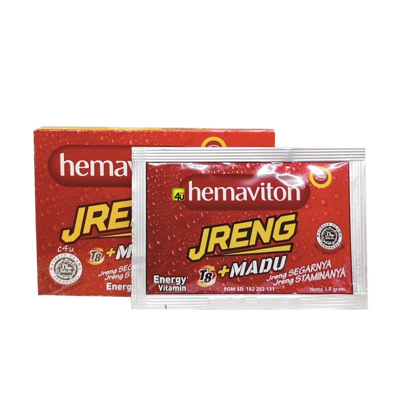 

Hemaviton JRENG - Energy Drink - Paket 6 SACHET