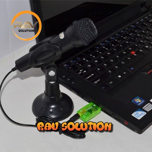 USB Soundcard  7.1/5.1 3D audio /Soundcard usb 5.1 3D External Mic Microphone Speaker  - RAV SOLUTION