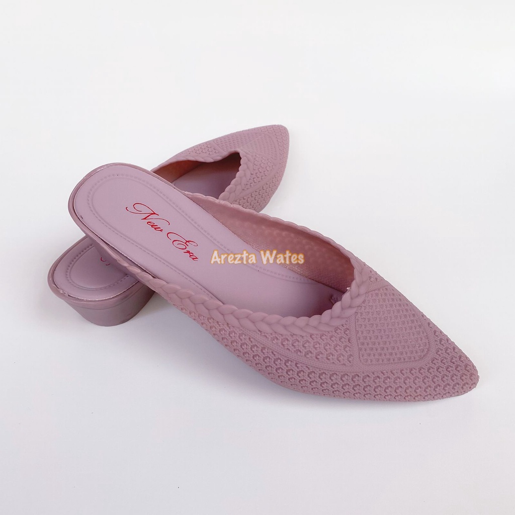 Sandal selop karet slip on jelly shoes widges new era LB 13011