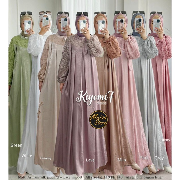 Kiyomi Dress 7 By Meisa Store || Gamis
