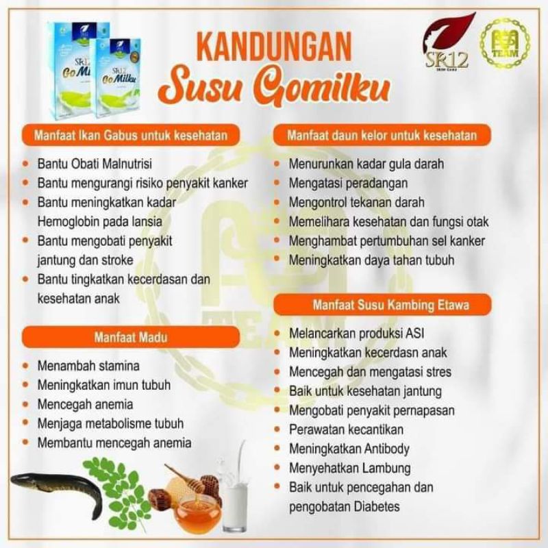 

susu kambing etawa gomilku sr12 200gr