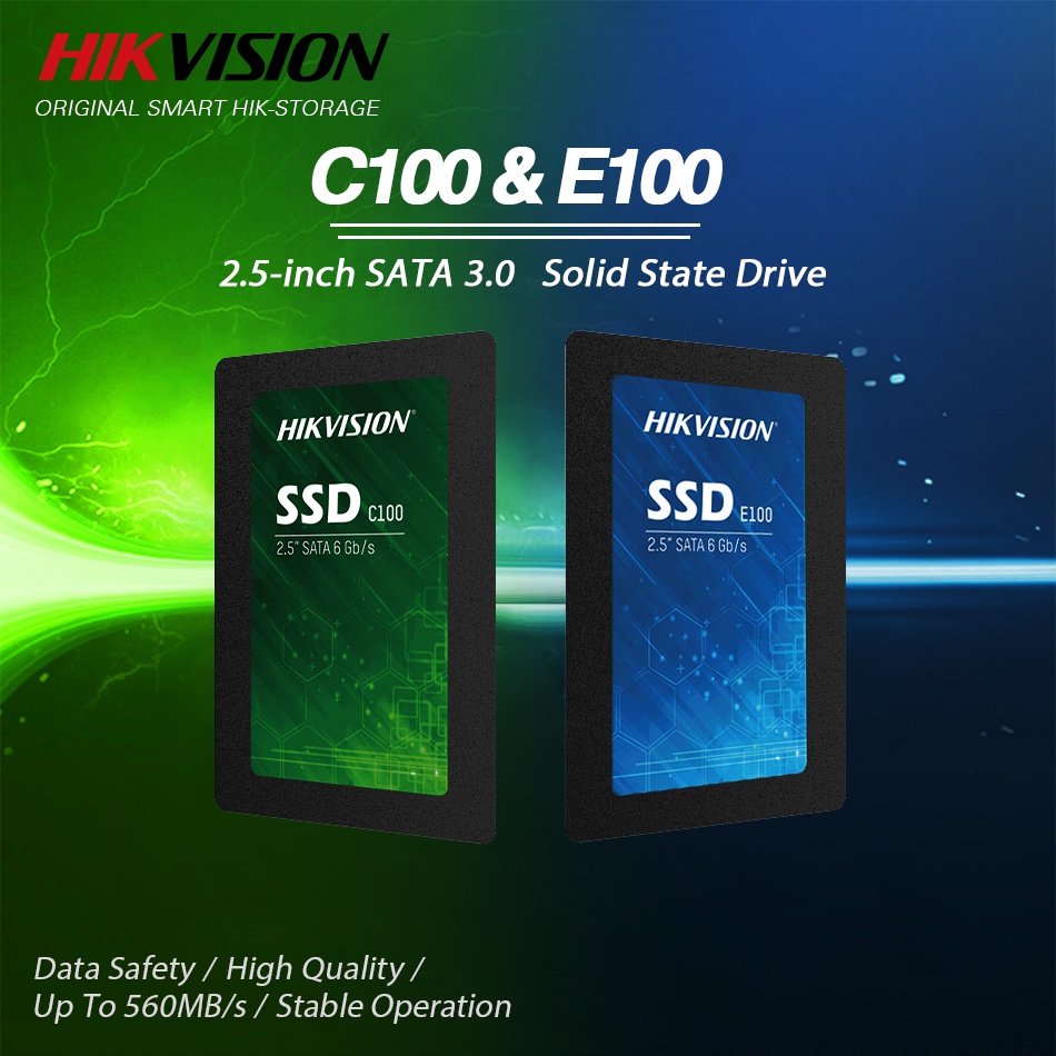 Hikvision SSD C100 2.5" SATA III - 128GB 256GB 512GB